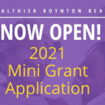 2021 Mini Grant Application Open